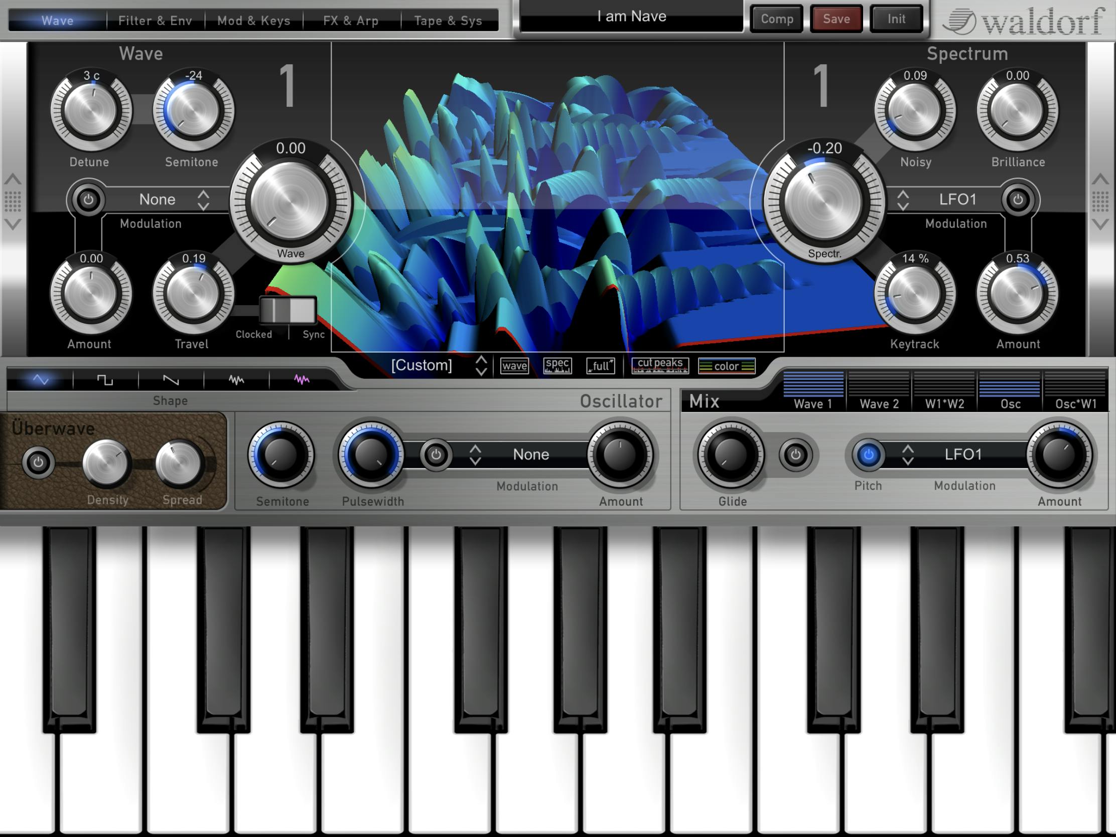 Nave biedt een unieke manier om nieuwe klanken te creëren.