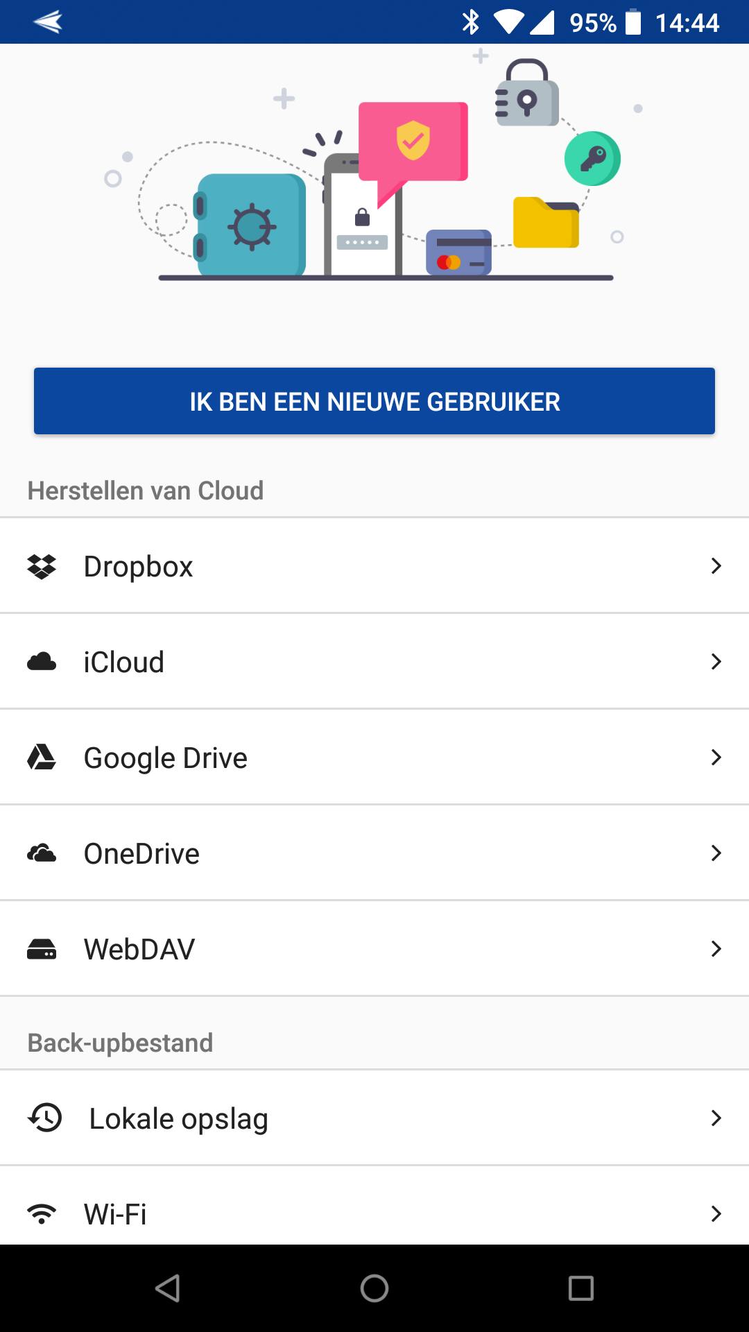 Een mobiele app is onmisbaar als je ook vanaf je smartphone of tablet je wachtwoorddatabase wilt bereiken of beheren.