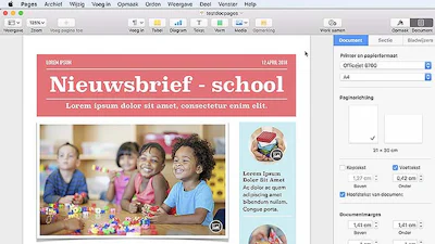 Aan de slag met Pages op je Mac