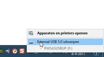 usb-stick ontkoppelen