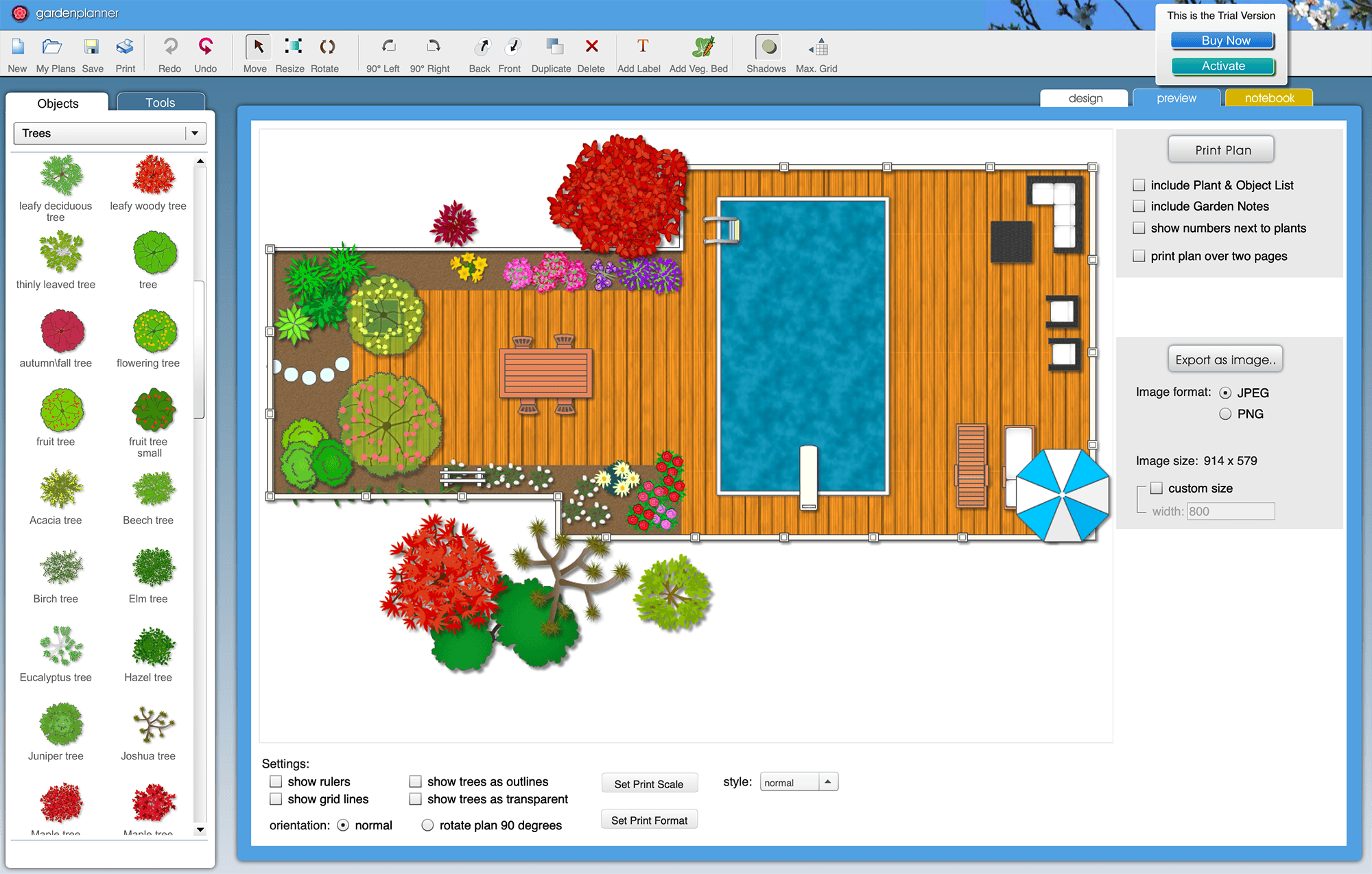 Tip 01 Het ontwerp kun je als png- of jpg-afbeelding exporteren.