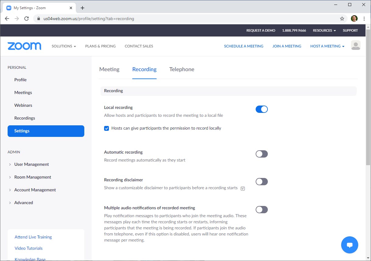 Tip 03 Gesprekken die je voert via Zoom kun je automatisch op laten nemen.