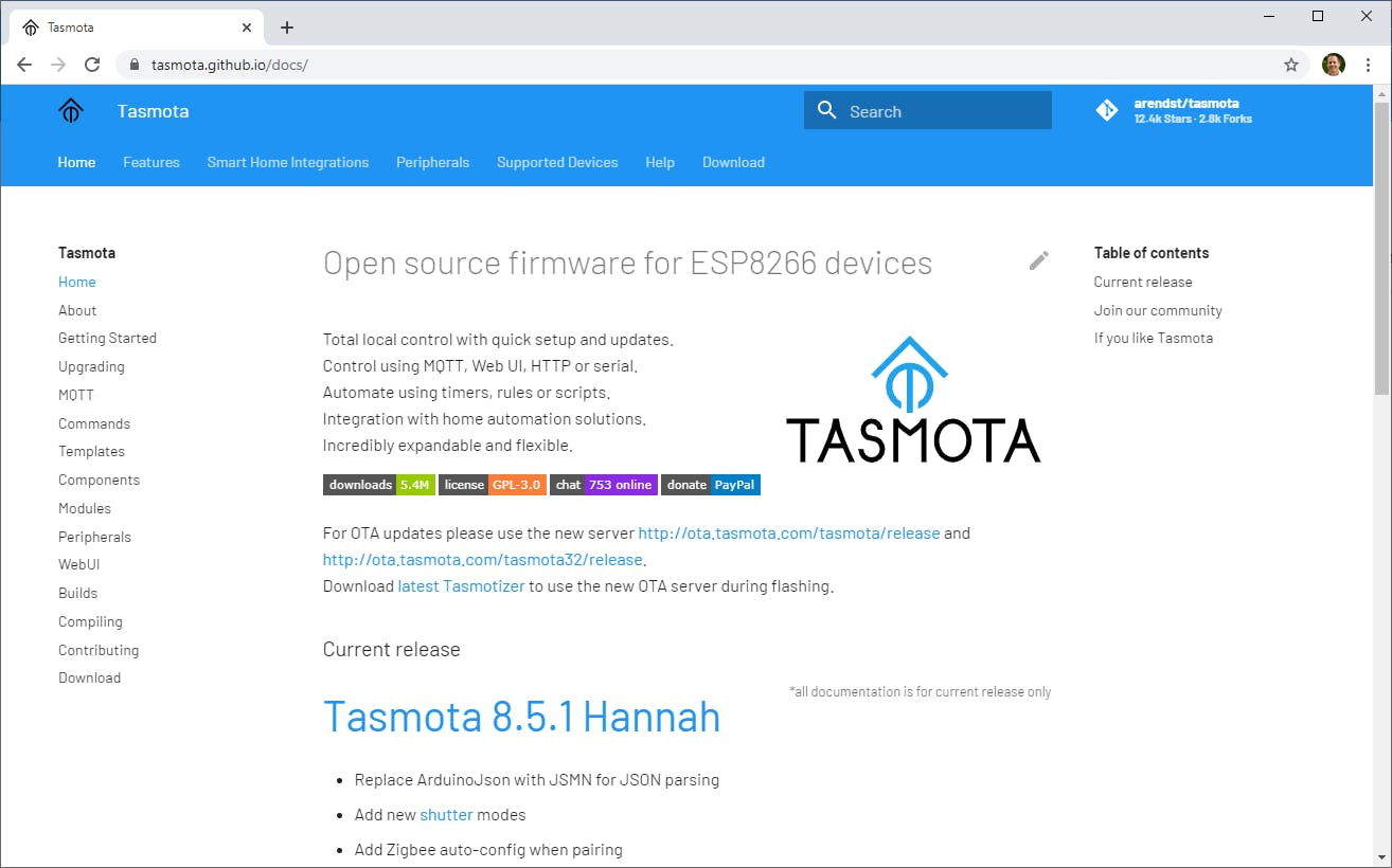 De Sonoff Basic kun je voorzien van Tasmota-firmware.
