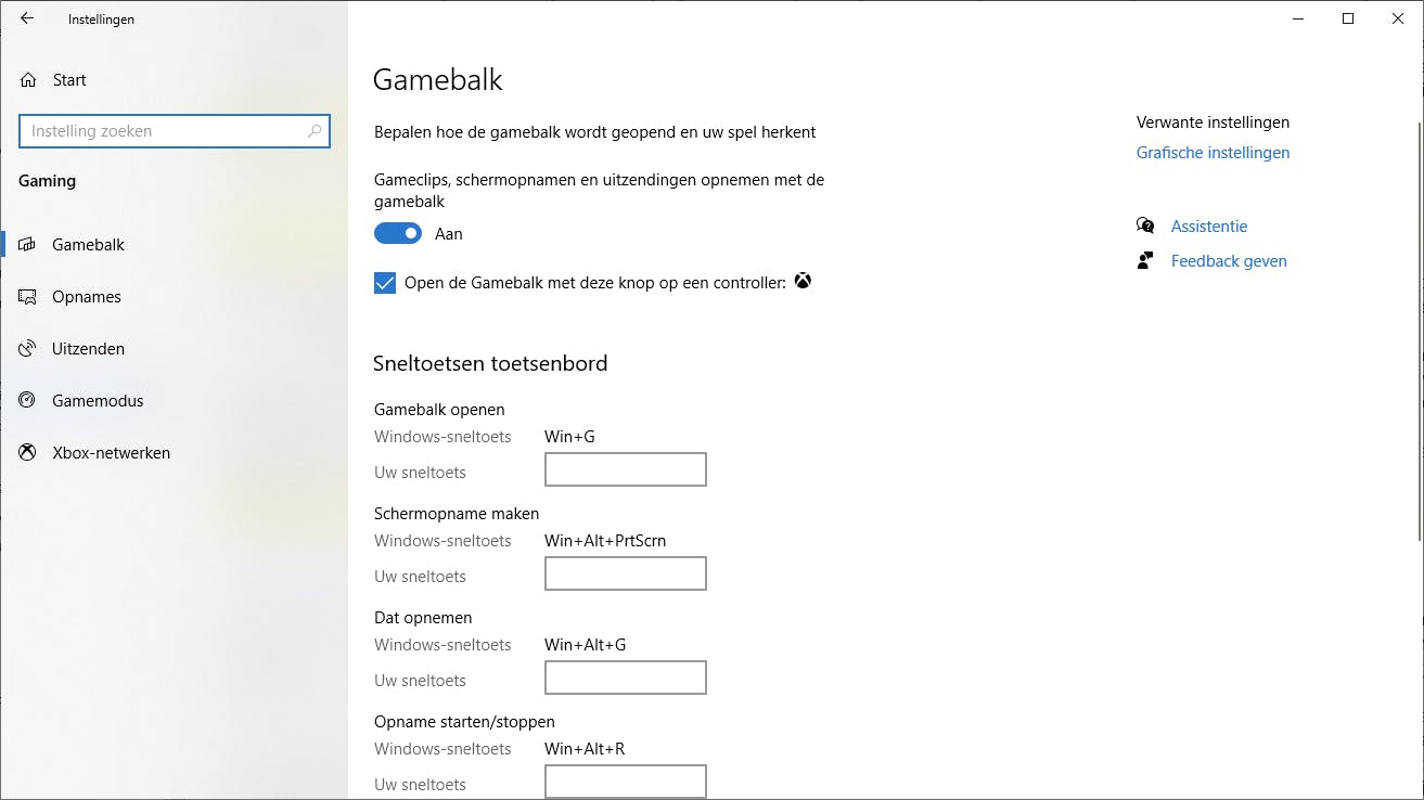 Met de Gamebalk van Microsoft kun je opnames van onder meer games maken.