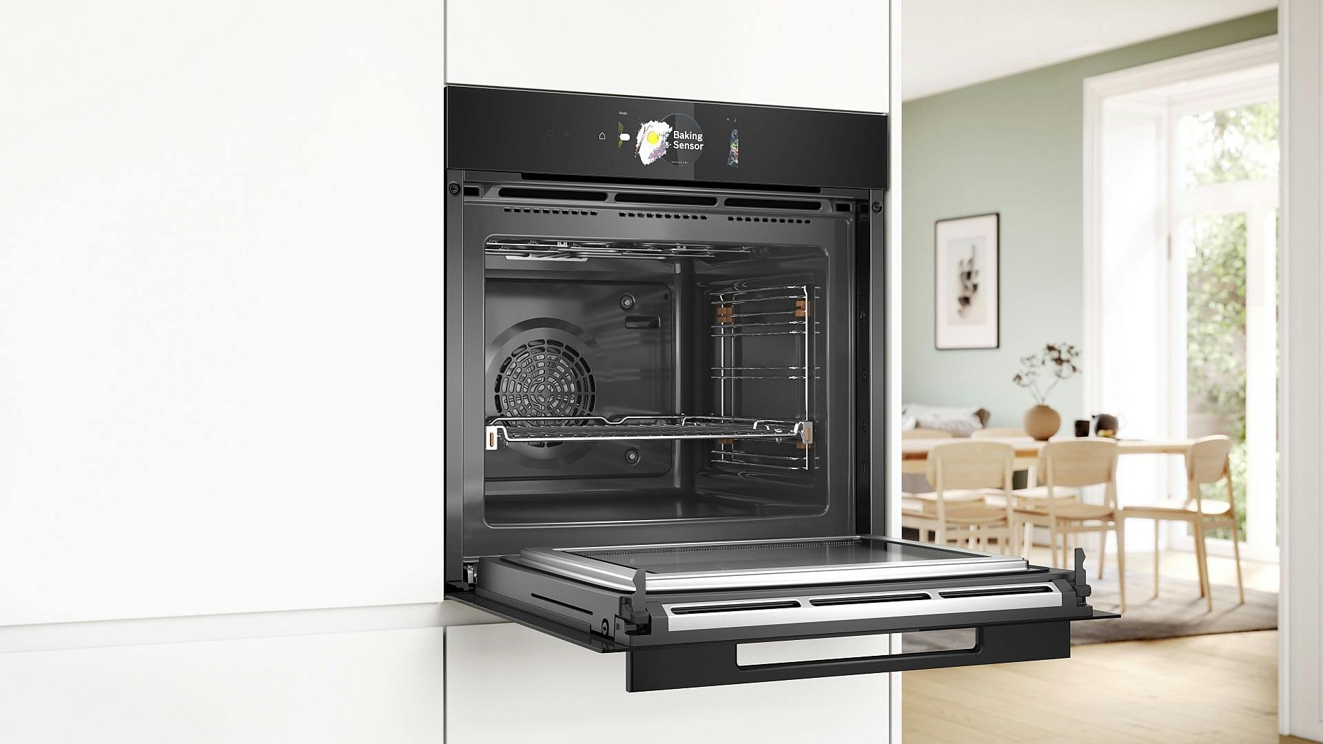 Een combi-oven, ofwel gecombineerde oven en magnetron, Lifestyle