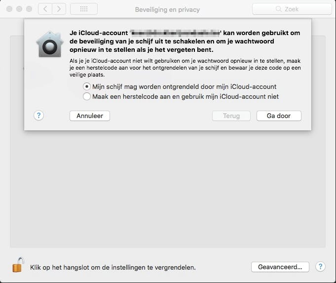 Je iCloud-account als back-up? Of toch maar liever een eigen herstelcode?