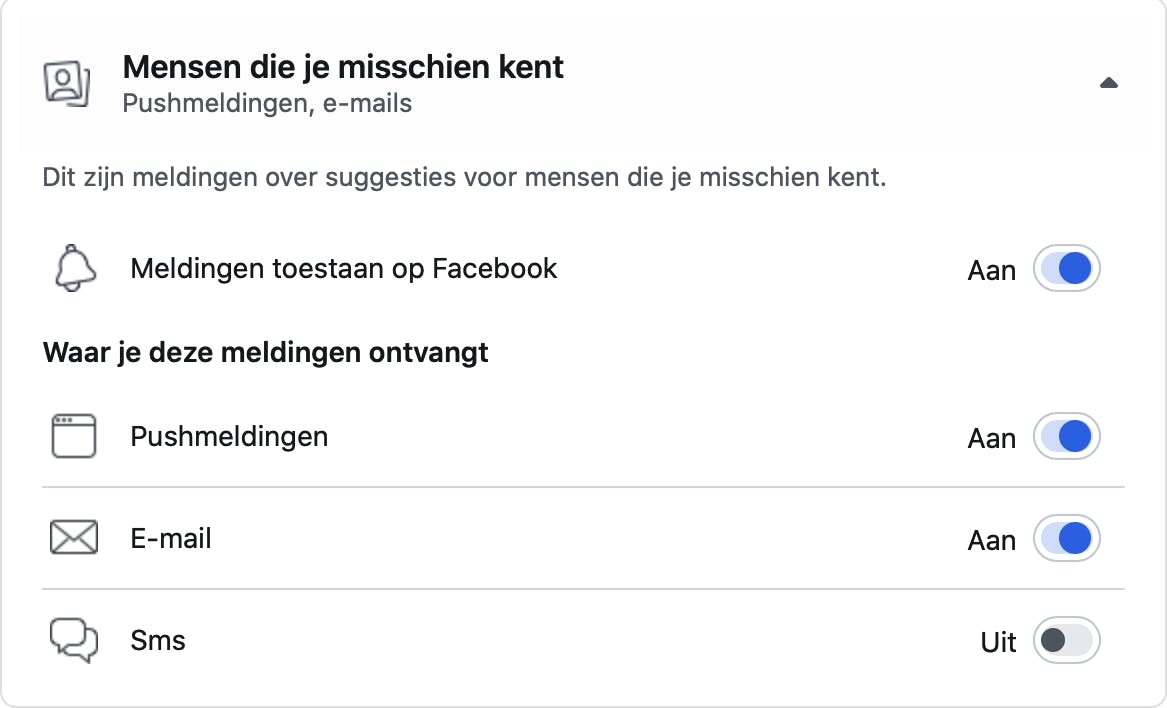Hoe wil je die meldingen ontvangen?