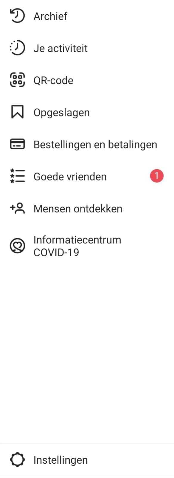 Instagram feed opschonen