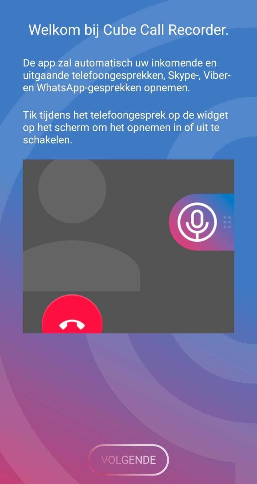 Whatsapp telefoongesprek opnemen