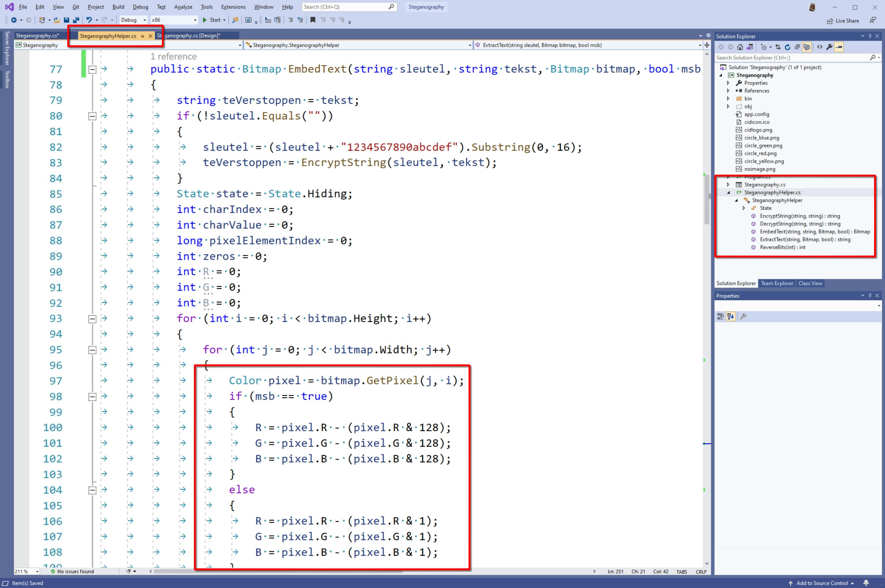 Hier kijk je  naar de functie EmbedText. Is tevens de belangrijkste functie.