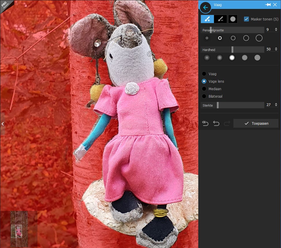 Uiteenlopende effecten, maar gelukkig wel op vrij uniforme wijze instelbaar.