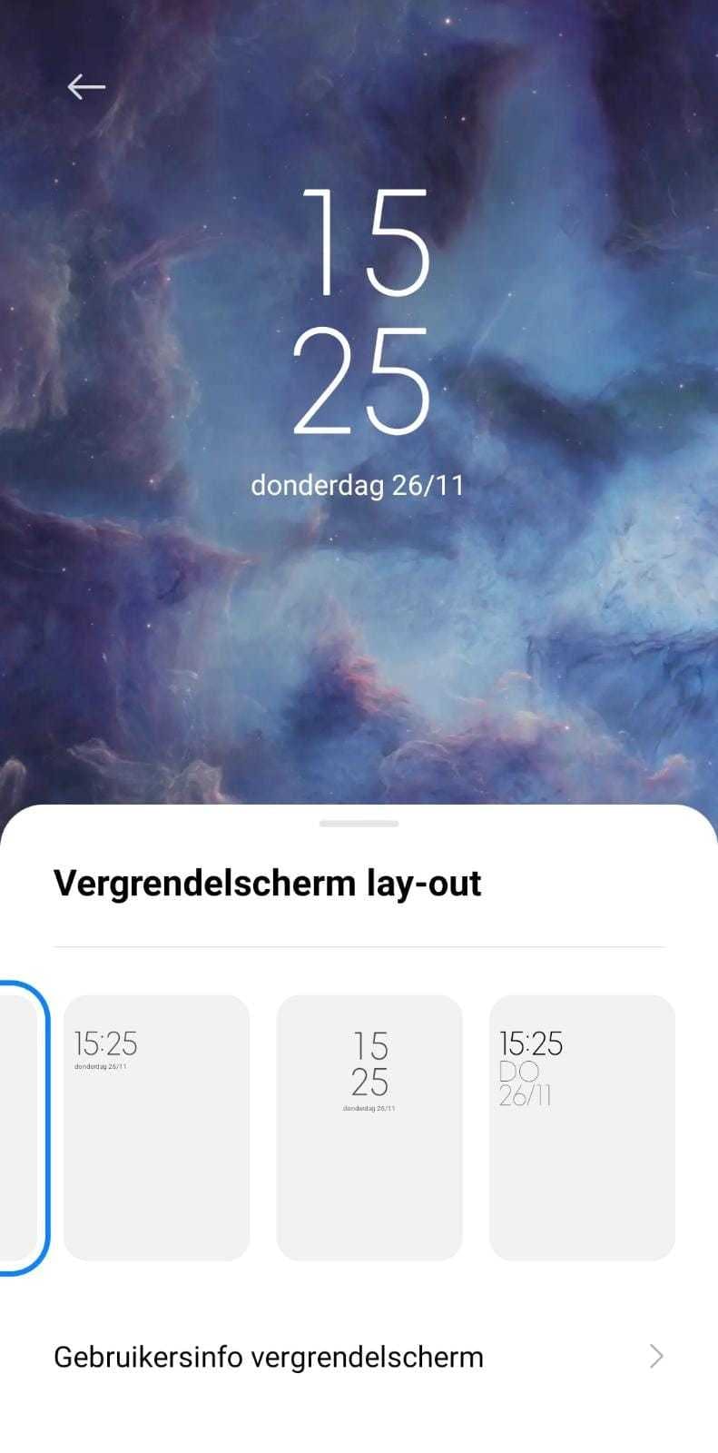 vergrendelscherm aanpassen