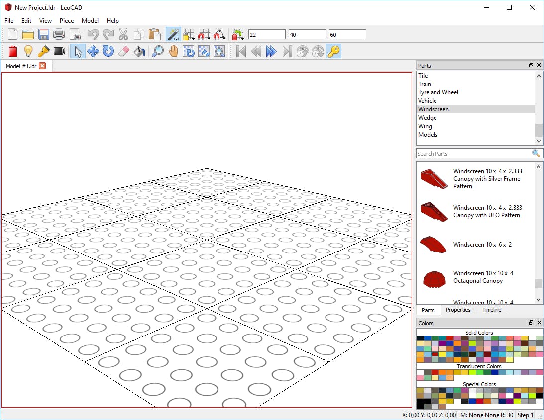 Tip 02 Het werkvlak met het bolletjespatroon past zich automatisch aan wanneer je de constructie groter maakt.