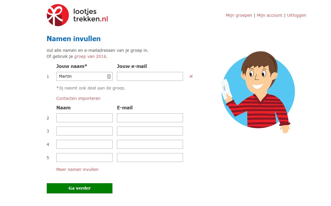 Tip 04 Lootjes trekken? Je zou wel gek zijn als je dat zelf doet. Gebruik er een site voor.