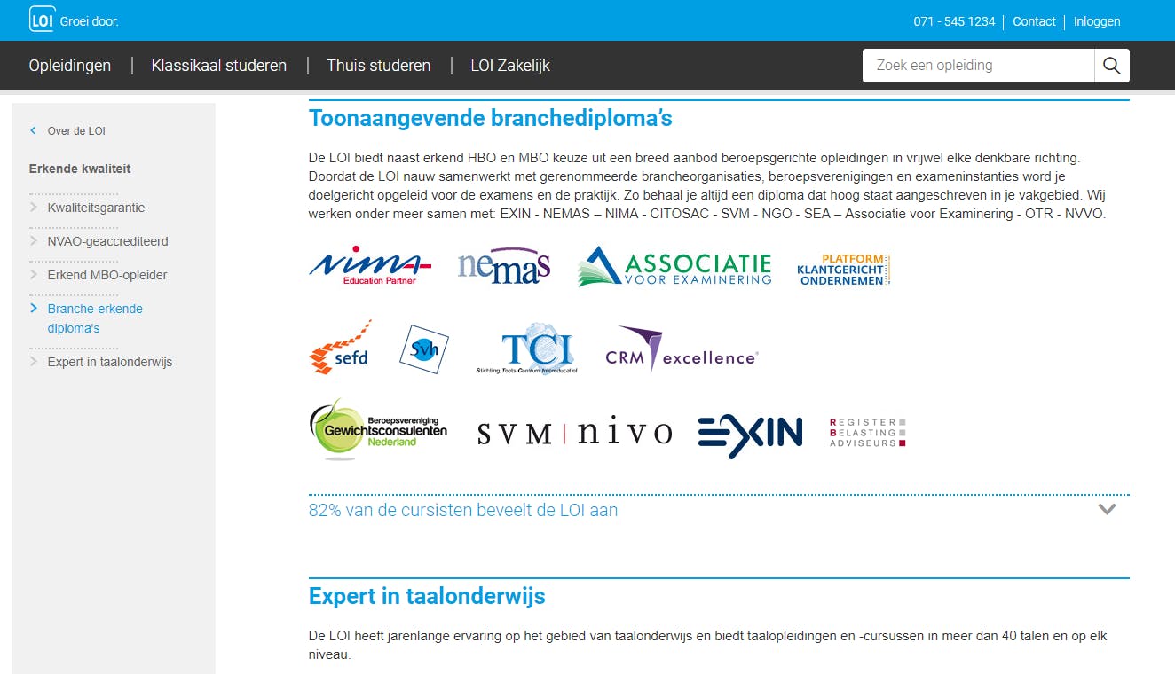 Tip 03 Een certificaat is niet per definitie een diploma, bekijk goed of het certificaat ook waarde heeft voor een werkgever.