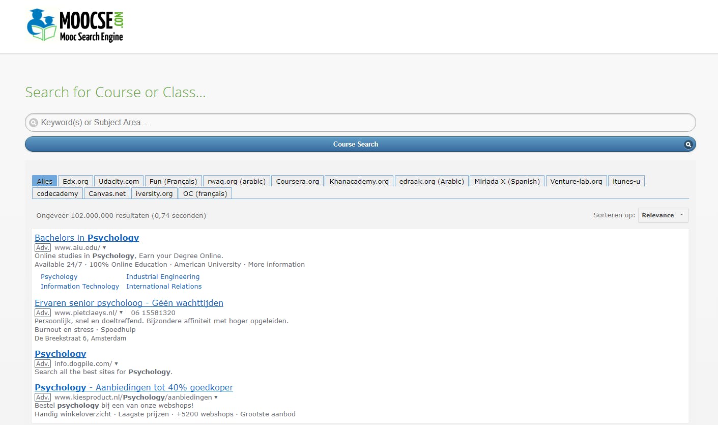 Tip 12 Je kunt ook heel eenvoudig zelf online opleidingen zoeken.