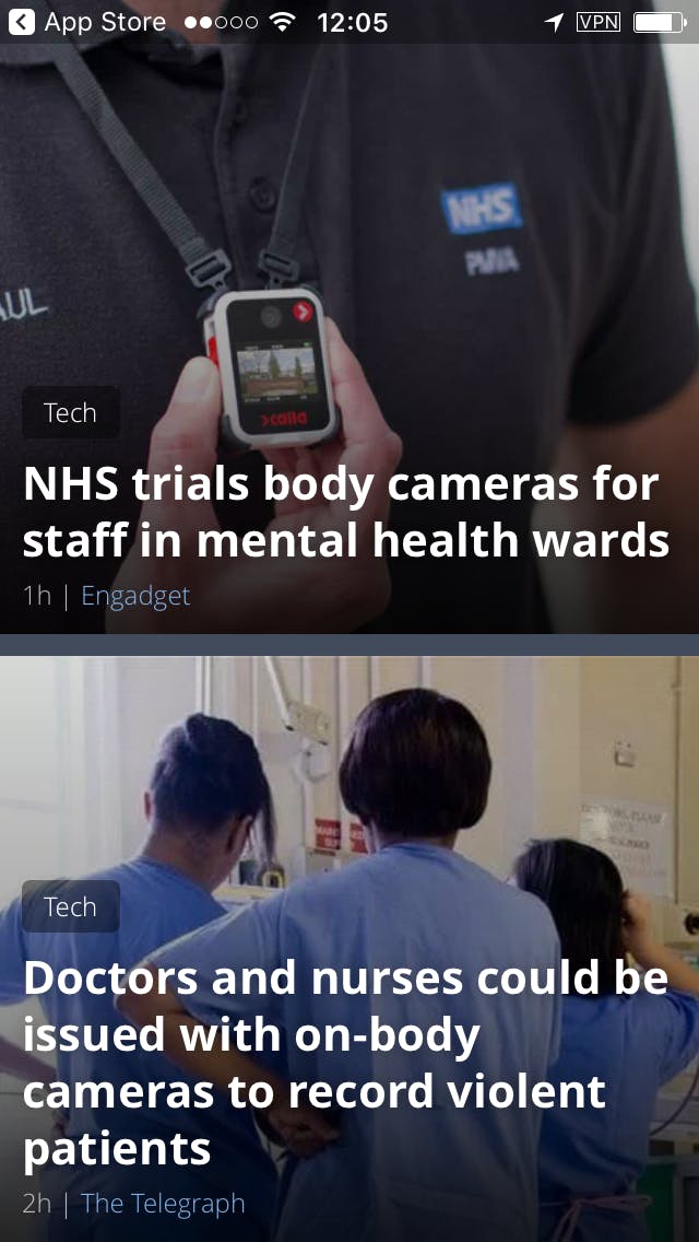 News360 ziet er overzichtelijk uit.