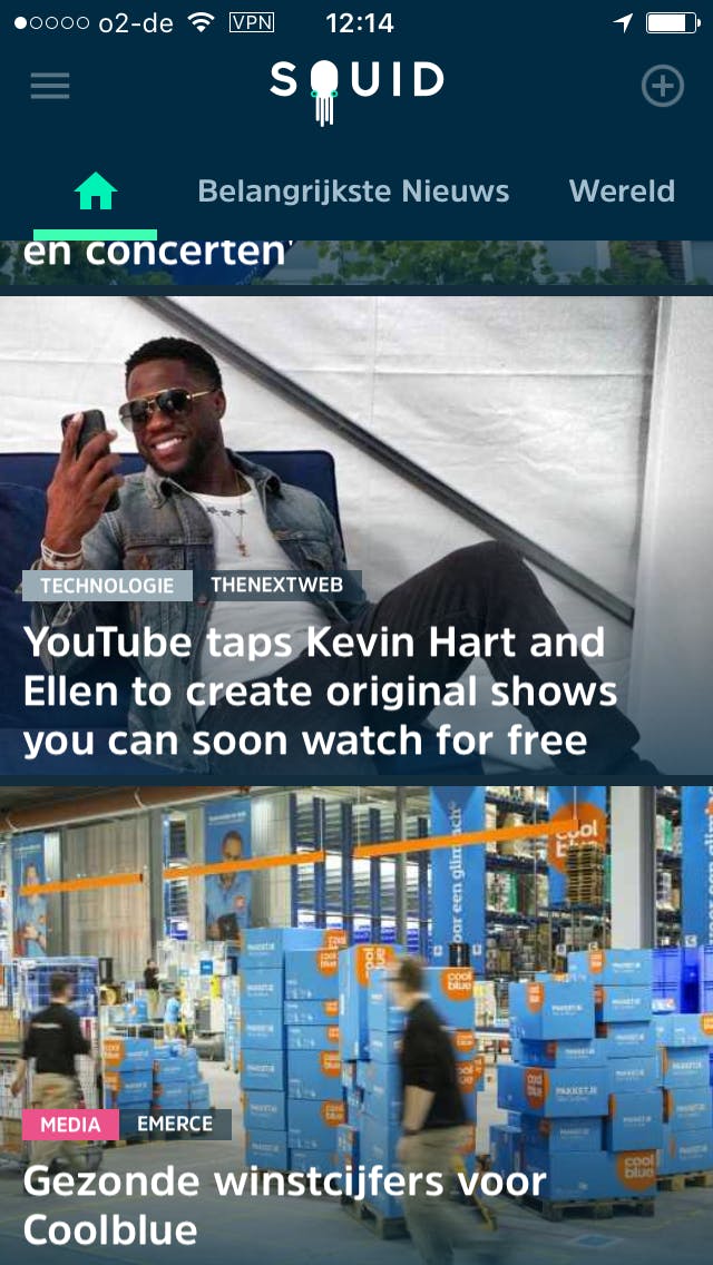 Squid biedt inhoud in het Nederlands aan.