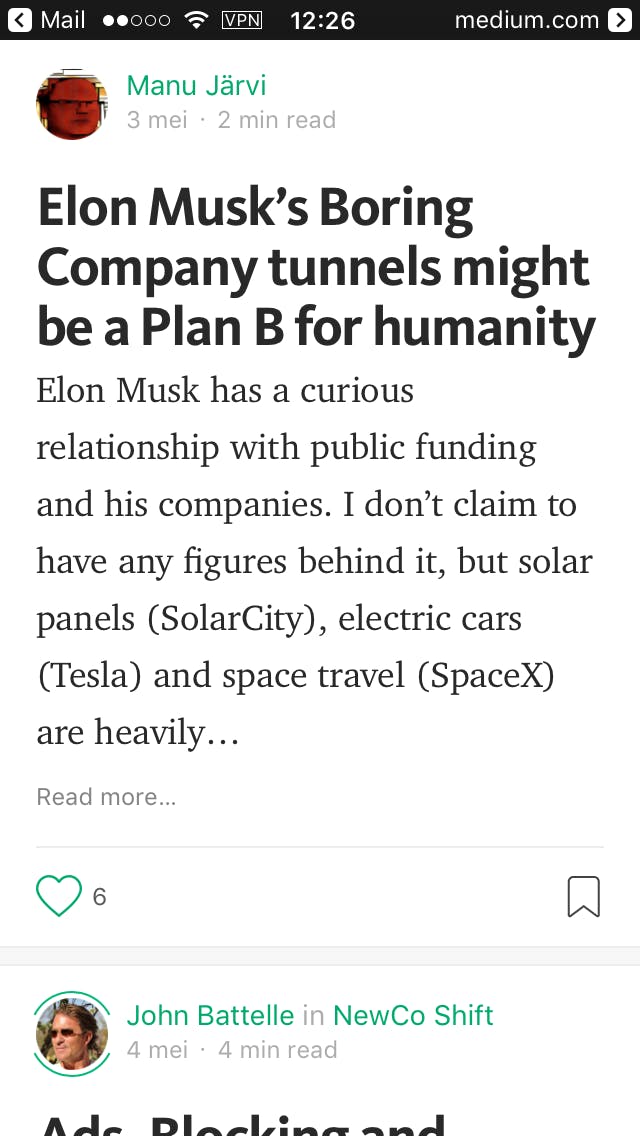 Artikelen op Medium worden door veel verschillende auteurs geschreven.