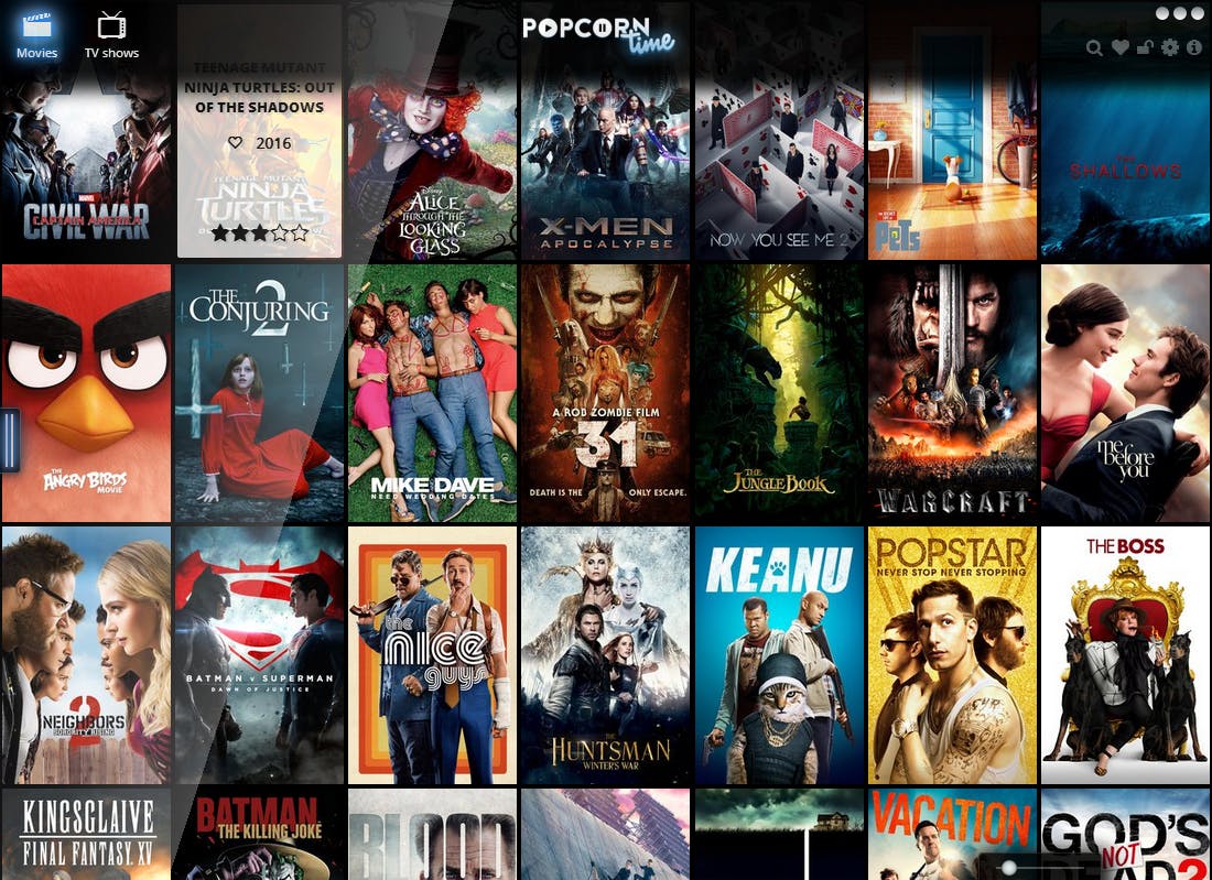 Het illegale streamingprogramma Popcorn Time is voor filmstudio’s al bijna drie jaar een doorn in het oog.