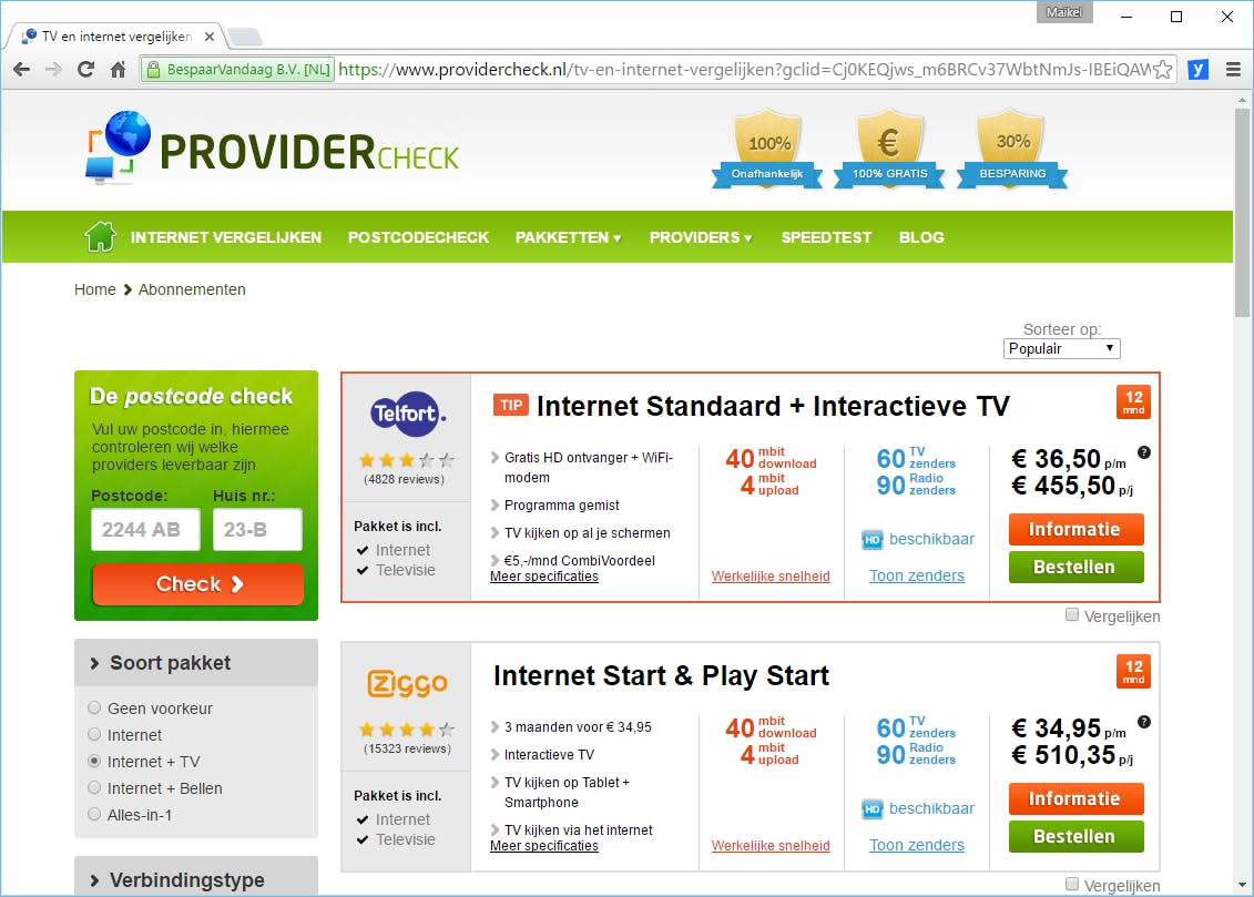 Tip 06 De capaciteit van een telefoonlijn en televisiekabel is beperkt, waardoor aanbieders een relatief lage uploadsnelheid bieden.