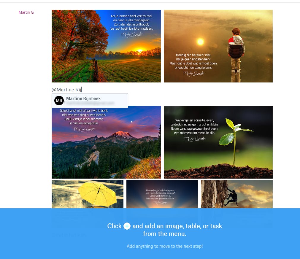 Taggen in een document waarin je werkt, is een uitkomst.