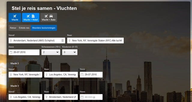 Tip 02 Soms kan een tussenstop je honderden euro’s schelen, hoe onlogisch dat ook is.