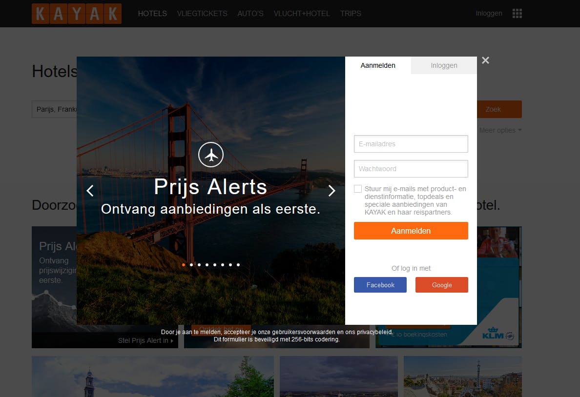 Tip 06 Prijsalarmen voorkomen dat je zelf de prijs constant moet volgen.