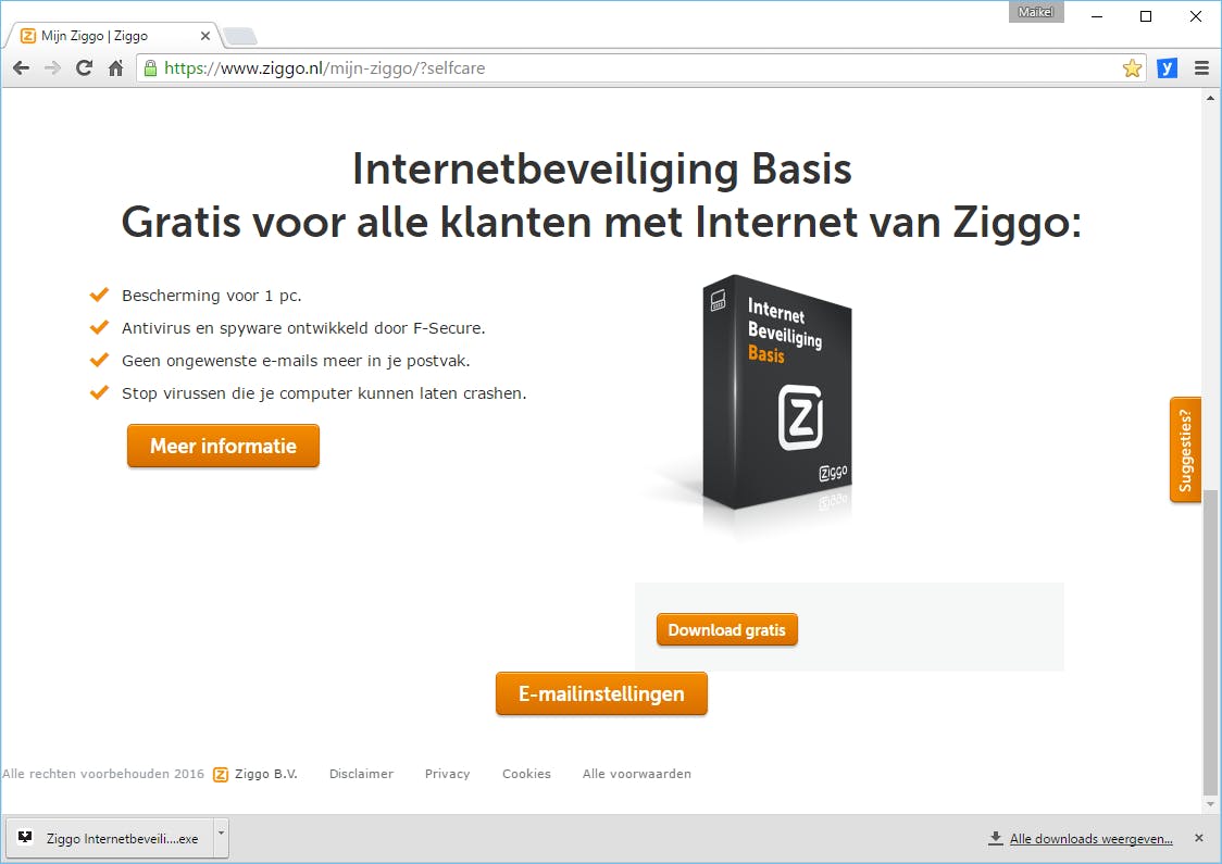 Tip 12 Bij sommige providers krijg je als extraatje een pc-beveiligingspakket.