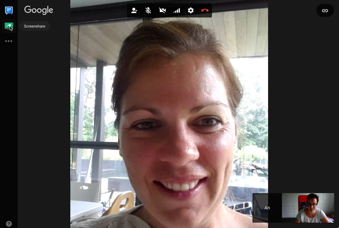 Tip 03 Een groot voordeel van Google Hangouts is het kunnen delen van je scherm.