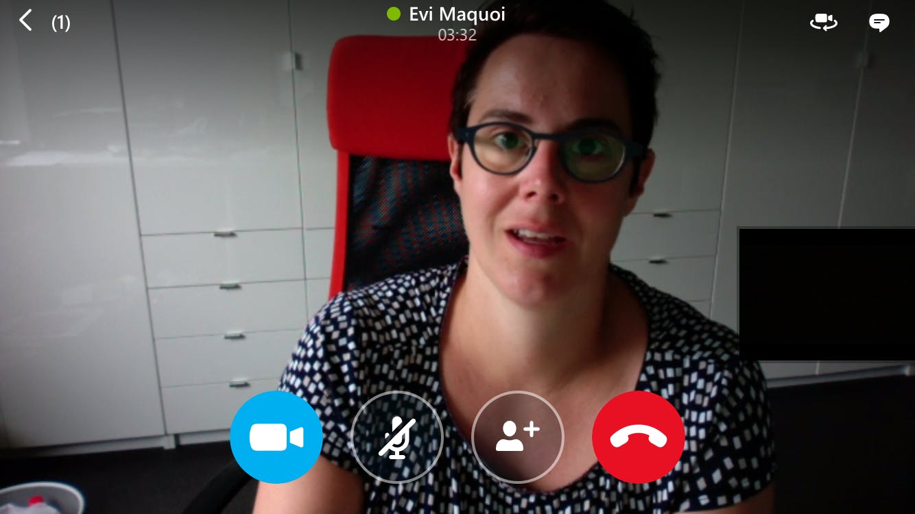 Tip 05 Elke app heeft een knop om te switchen tussen twee camera’s.