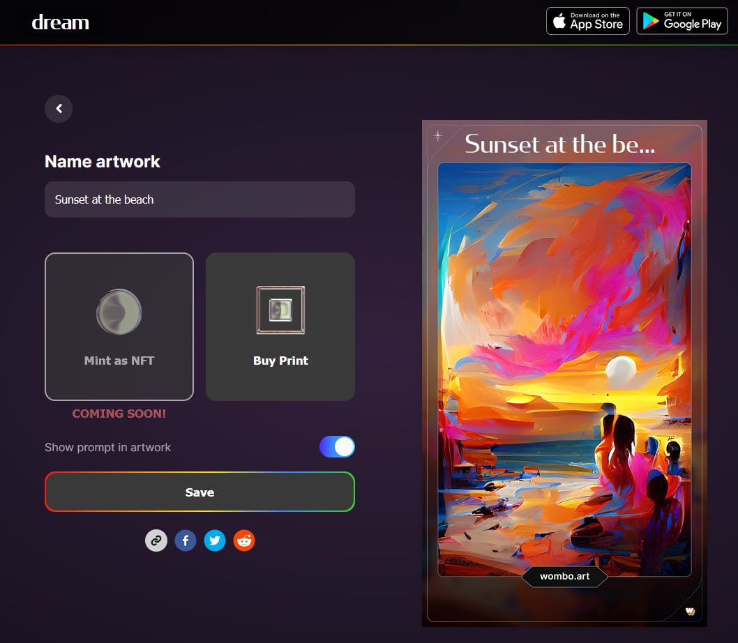 08 Wombo Dream is een van de simpelste Tekst To Image-systemen.
