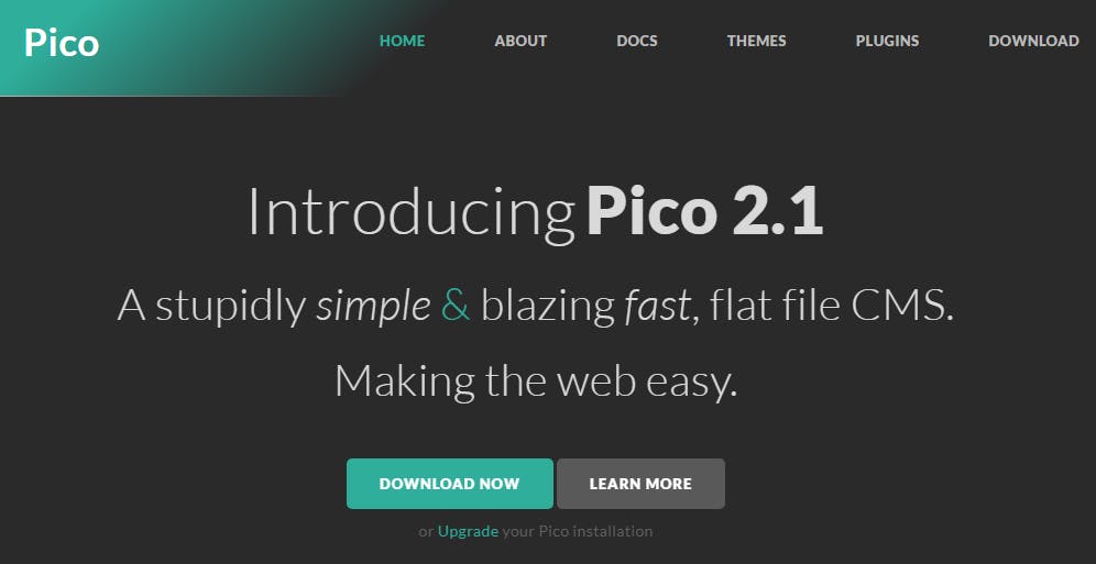 Pico CMS is één van de eenvoudigste CMS’en, maar allerminst beperkt.