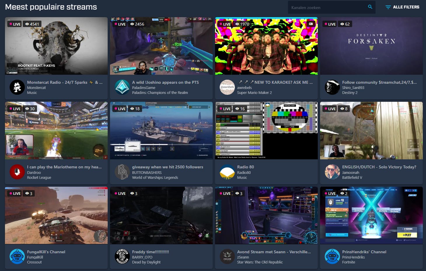 Een paar duizend kijkers versus een handjevol op één pagina.