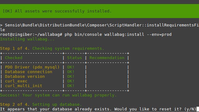 Wallabag installeren