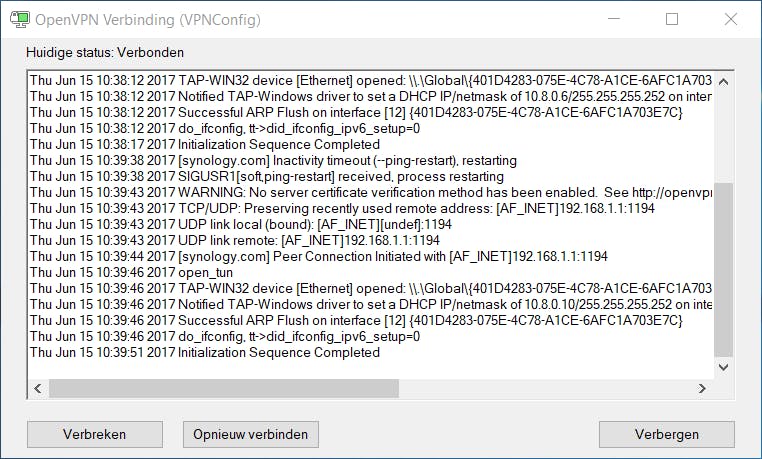 openvpn installeren
