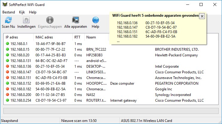 Wifi-kanaal veranderen