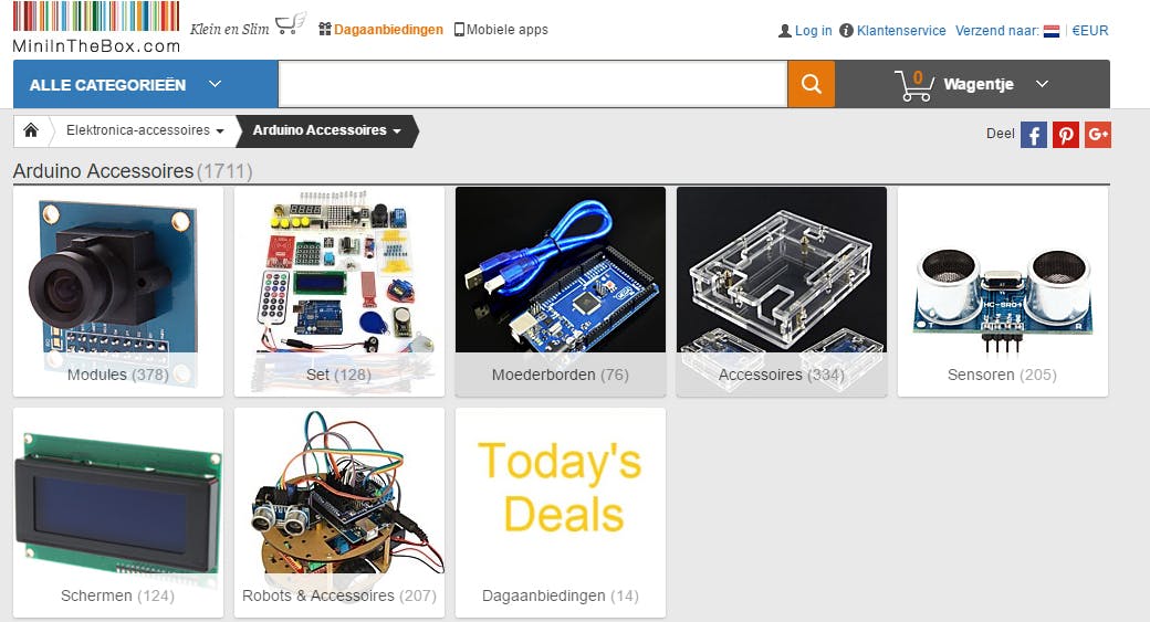 raspberry pi webshop