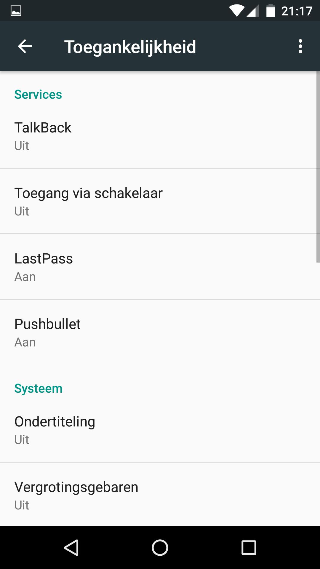 Bij Toegankelijkheid in Instellingen van Android kun je Pushbullet inschakelen om notificaties door te sturen naar je computer