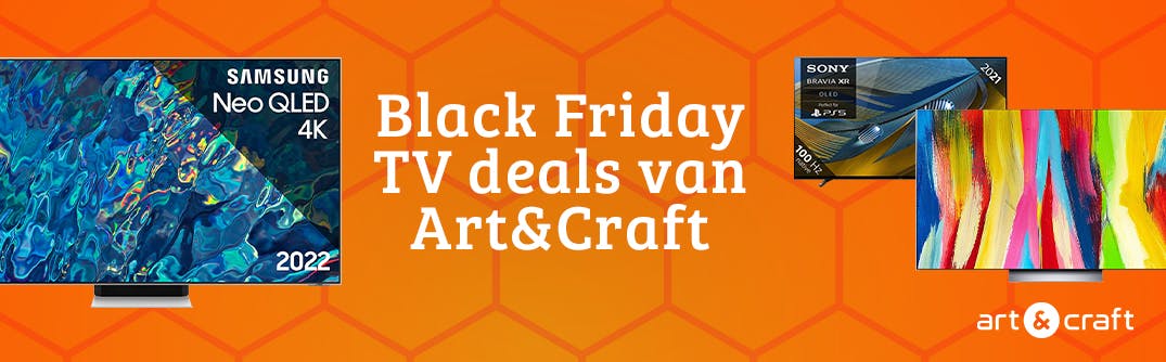 Dit zijn de beste Black Friday tv-deals bij Art & Craft