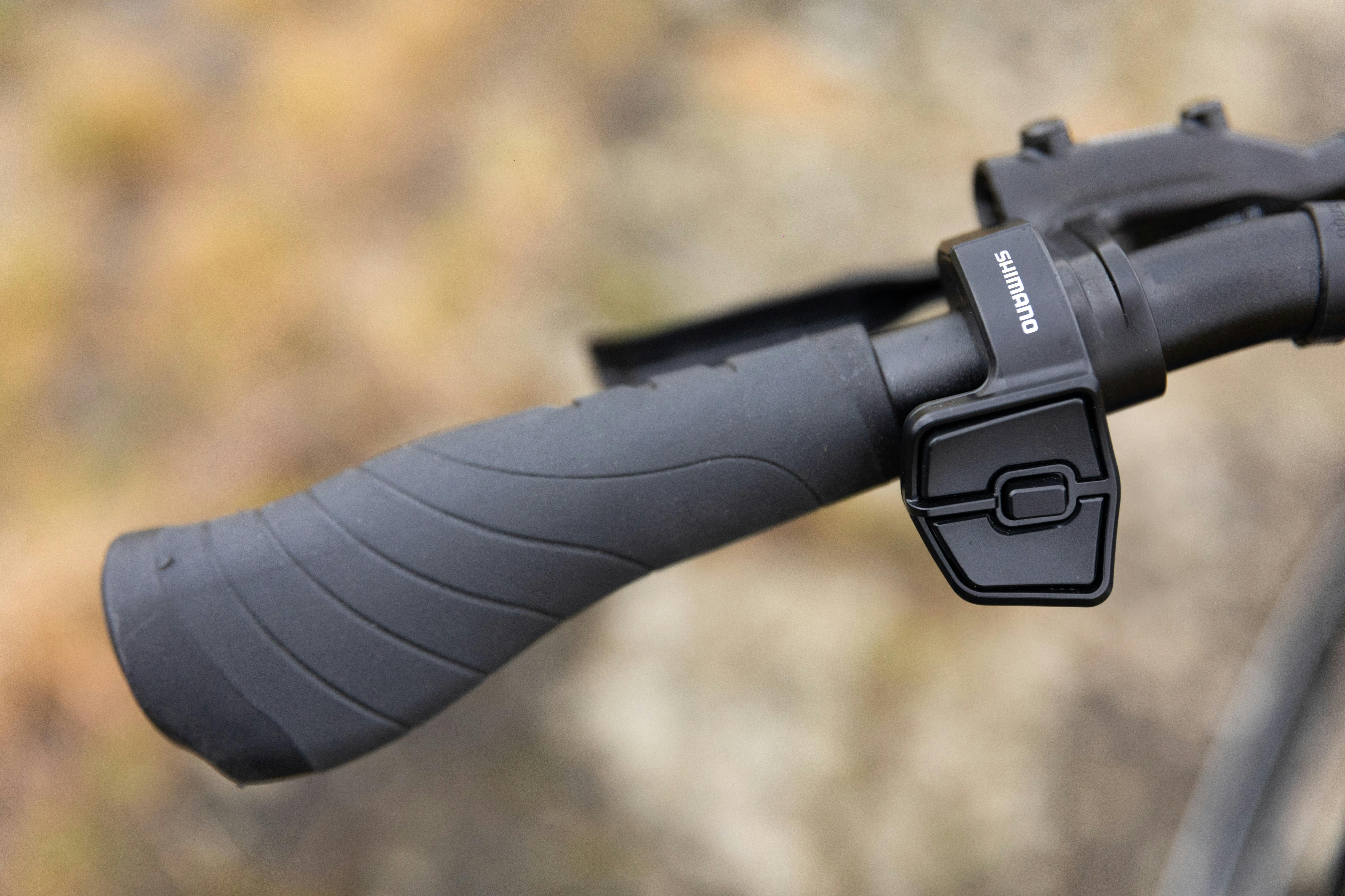 Besturingsmodule Shimano display op een elektrische fiets