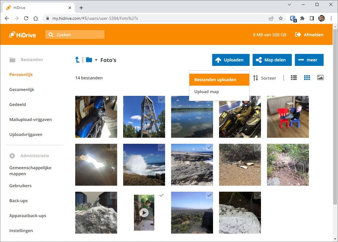 Dierbare bestanden opslaan met STRATO HiDrive