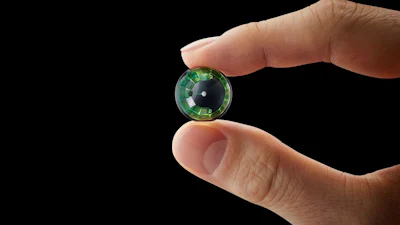 Prototype van contactlenzen met mini-oledschermpje gedemonstreerd