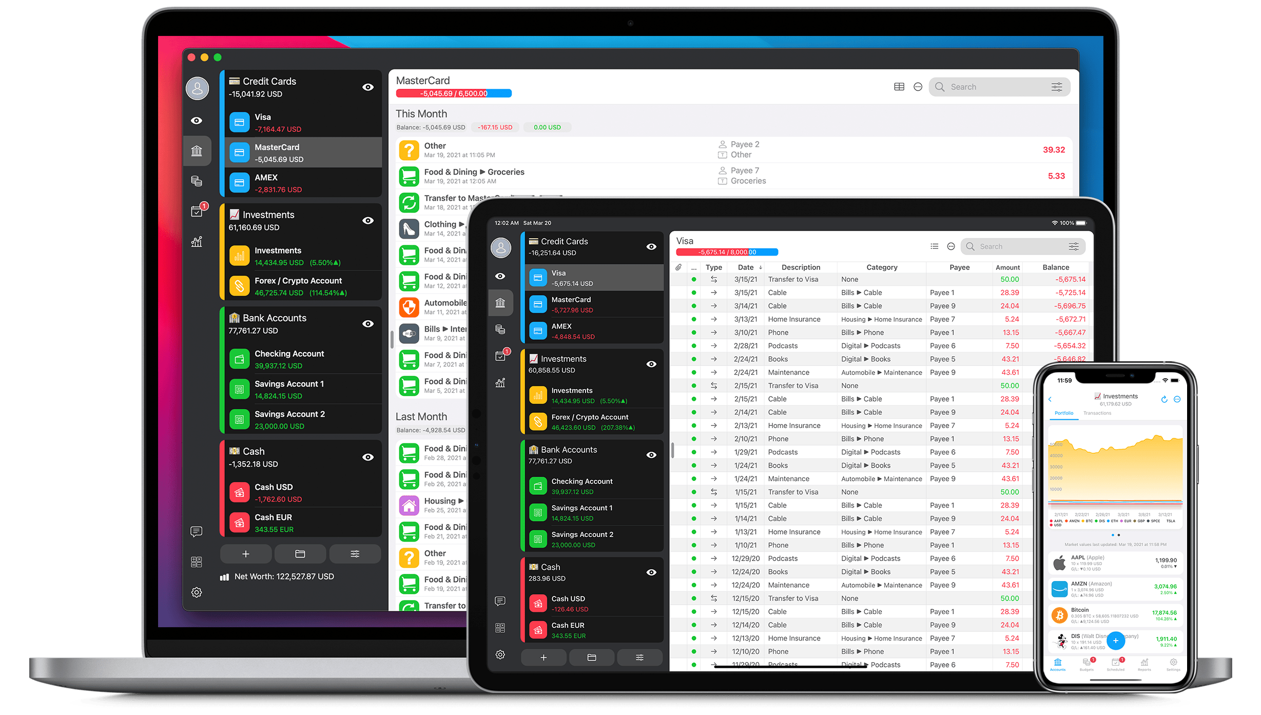 MoneyWiz 3 is een zeer uitgebreid programma om je financiën bij te houden.