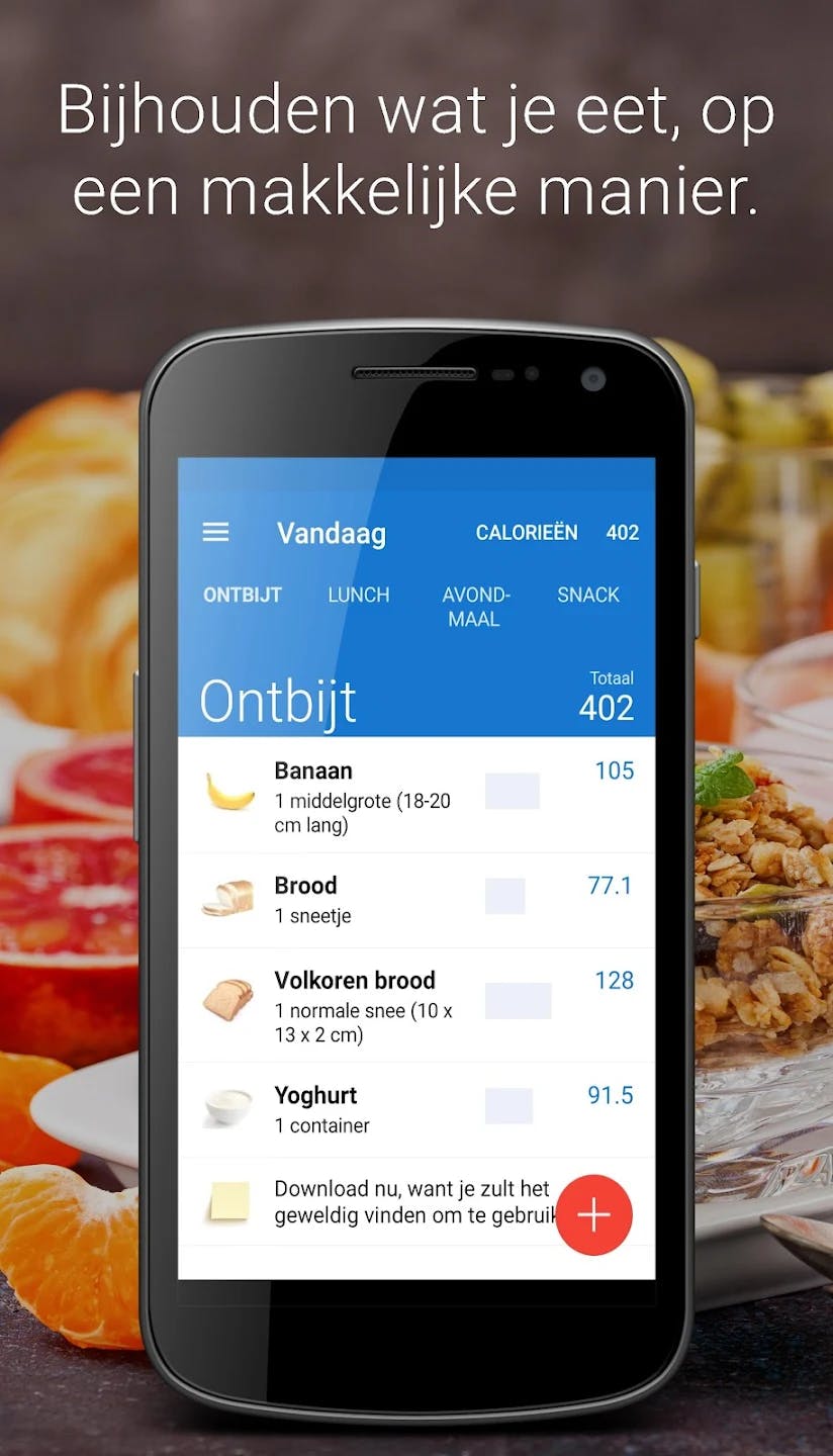 De app Eetdagboek