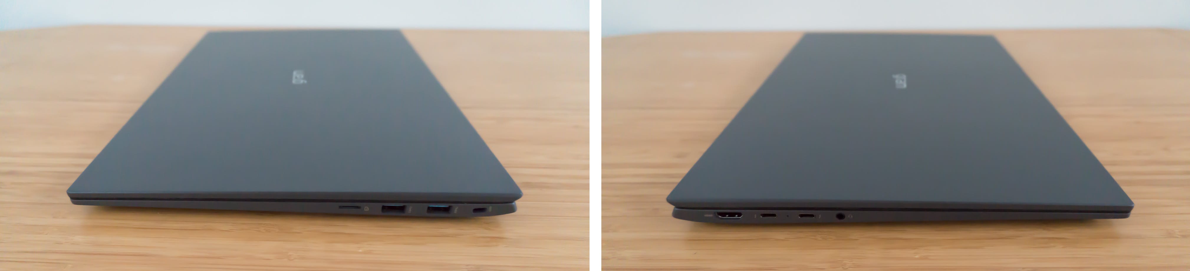 De LG Gram 16 is voorzien van lekker veel aansluitingen.