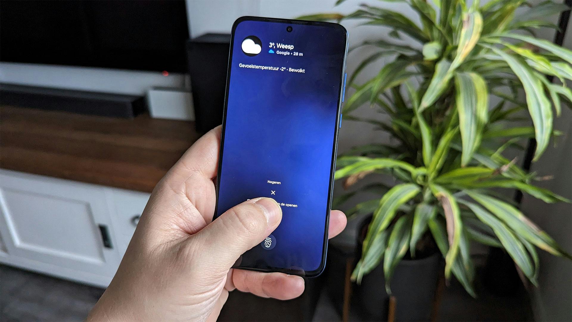 De toffe functie op het vergrendelde scherm. | Foto: Wesley Akkerman