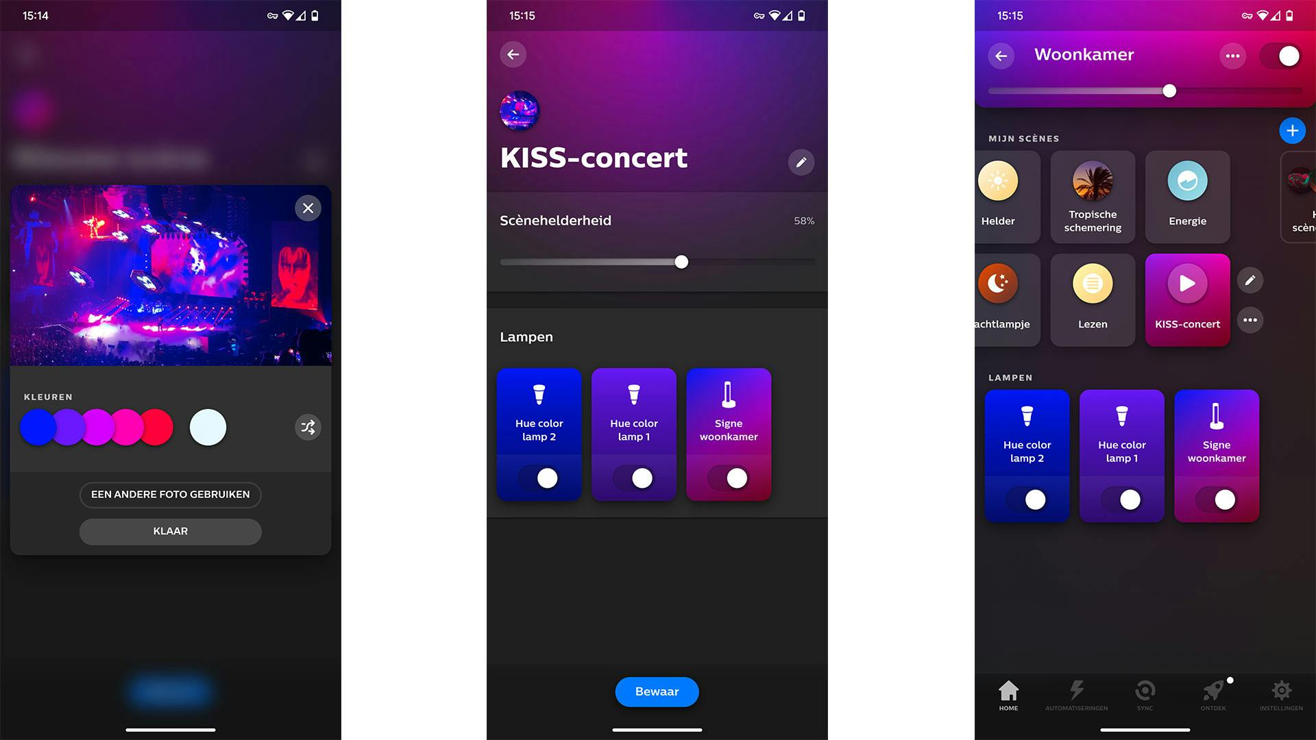 In dit voorbeeld maken we gebruik van een bestaande foto, om daar vervolgens de kleuren op af te stemmen.