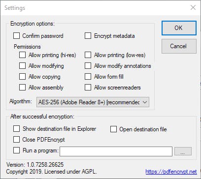In de Settings kies je de extra opties.