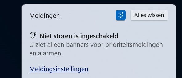 Ongestoord doorwerken met de focusmodus.